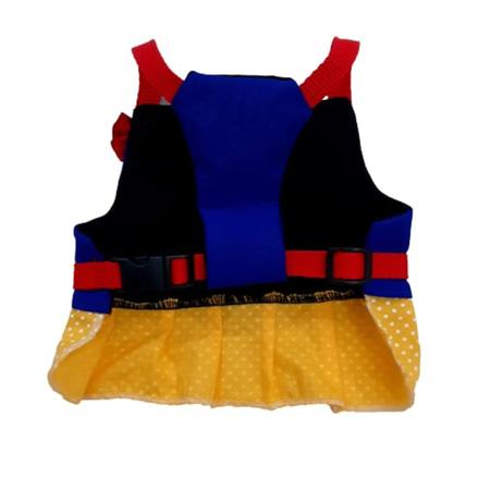Coleira Peitoral com Guia de Passeio para Cachorro e Gato Branca de Neve - Duda Vest Imagem de Coleira Peitoral com Guia de Passeio para Cachorro e Gato Branca de Neve