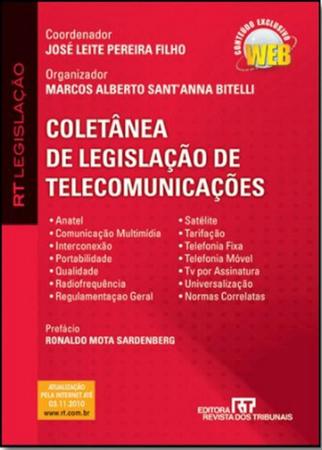 Imagem de Coletânea de Legislação de Telecomunicações - RT - Revista dos Tribunais