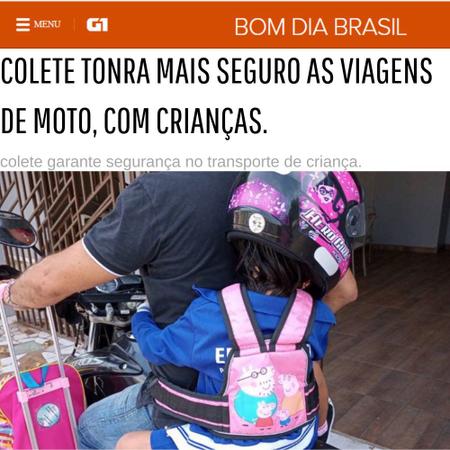 Colete de Segurança Infantil para Moto