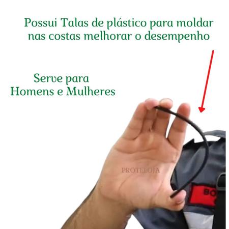 Cinta Com Suspensório Ergonômica Lombar Correção Postura Abdominal Carregar Peso  Cargas Pesadas P ao XG