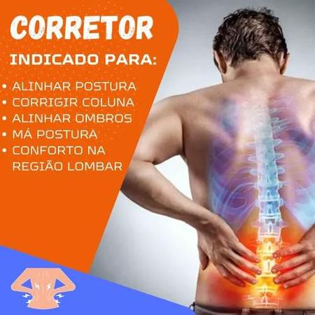 Imagem de Colete Corretor Postural Feminino Masculino Unissex