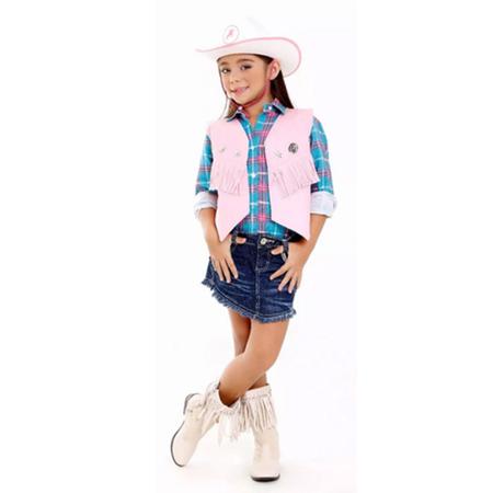Roupa cowboy hotsell feminina infantil