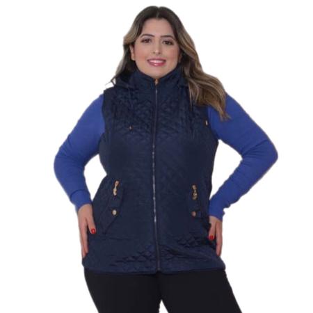 Colete de nylon hotsell feminino plus size