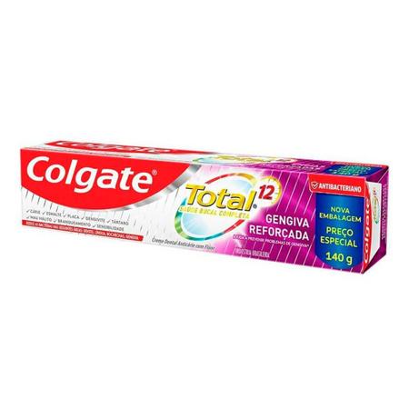 Imagem de Colgate creme dental total 12 gengiva reforçada com 140g