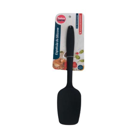 Imagem de Colher Espátula De Silicone 27,5cm Preto Dolce Home