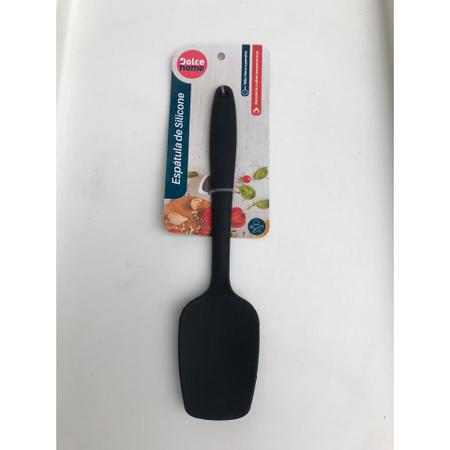 Imagem de Colher Espátula De Silicone 27,5cm Preto Dolce Home