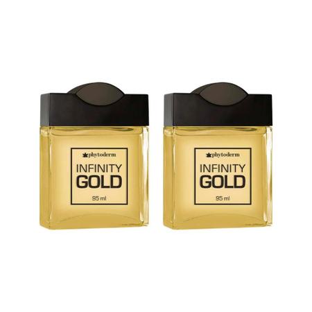 Imagem de Colonia Phytoderm 95Ml Masc Infinity Gold - Kit Com 2Un