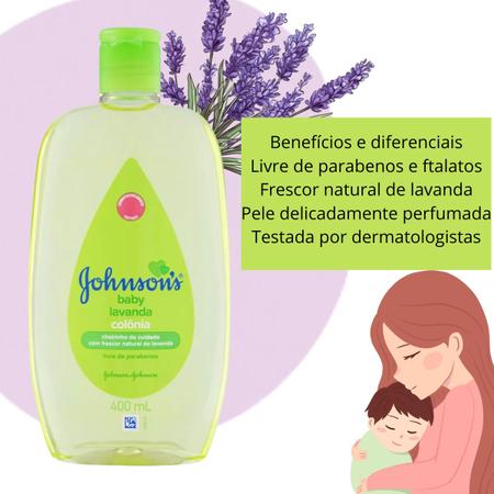 Imagem de Colônia Refrescante Hidratante Para Bebês 400ml Johnsons