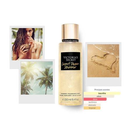 Colonia Victoria Secret Coconut Passion Shimmer Com Brilho Body Splash  Original - VITORIA SECRETS - Victoria's Secret - Perfume - Magazine Luiza