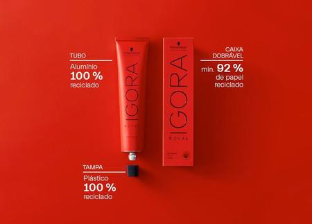 Coloração Schwarzkopf Igora Royal 60g - Cor 6-77 Louro Escuro