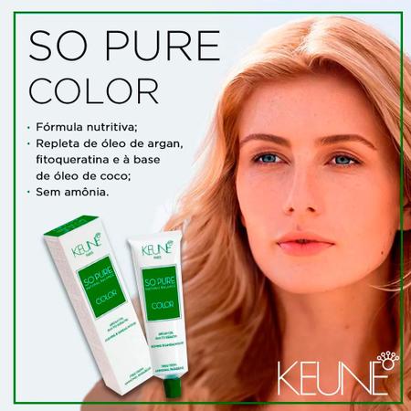 Imagem de Coloração Keune So Pure Color 7 Louro Médio