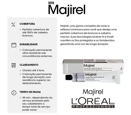 Imagem de Coloração Majirel 6.0 Louro Escuro Natural Profundo+ Emulsão Oxi 20 Vol. 75ml  L'Oréal