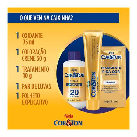 Imagem de Coloração niely cor&ton - tons castanhos - 7.7 marrom dourado