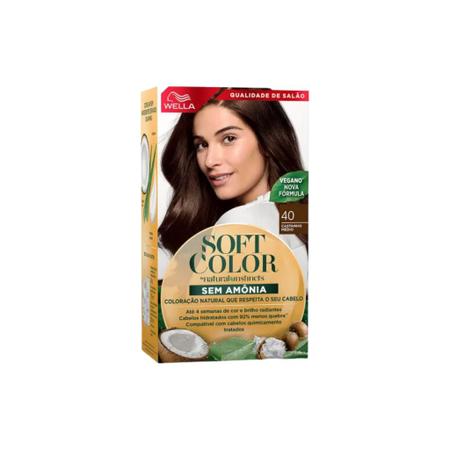 Coloraçao Soft Color 40 Castanho Medio Imagem de Coloraçao Soft Color 40 Castanho Medio