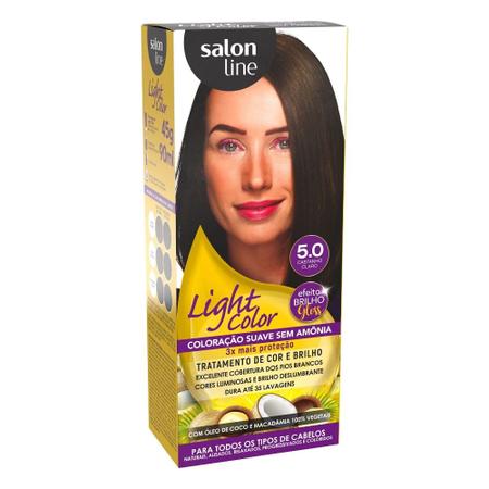 Imagem de Coloração suave Light Color 5.0 Castanho Claro Salon Line