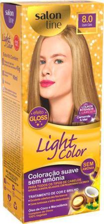 Imagem de Coloração suave Light Color 8.0 Louro Claro Salon Line