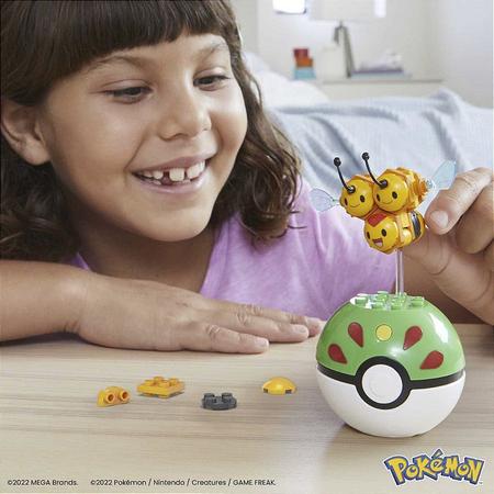 Pikachu e Pokebola - Mega Brands Pokémon (16 peças) - Planeta Nerd-Geek