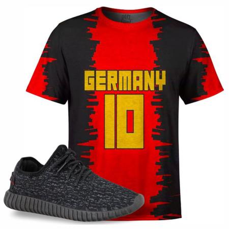 Imagem de Combinado Camiseta Alemanha e Tenis Masculino Esportivo YZY