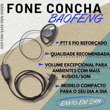 Imagem de Combo 10 Fone Ouvido Reforçado Concha Para Rádio Uv-16 Plus