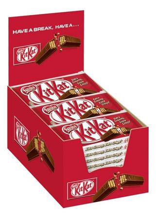 Imagem de Combo(12un)chocolate Kit Kat Nestle Ao Leite Chocolat Páscoa