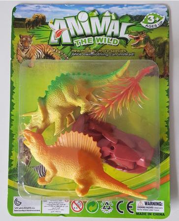 Imagem de Combo 2 Animais Pvc Maquete Escola Zoo Jurassicos