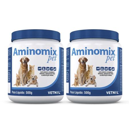 Imagem de Combo 2 unidades Aminomix Pet Pó - 500 g
