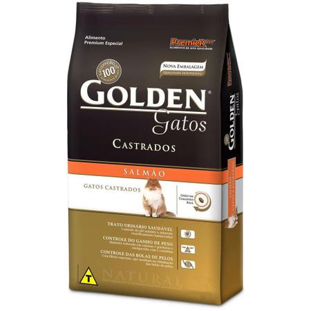 Imagem de Combo 2Un Ração Golden Gatos Castrados Salmão 10,1Kg