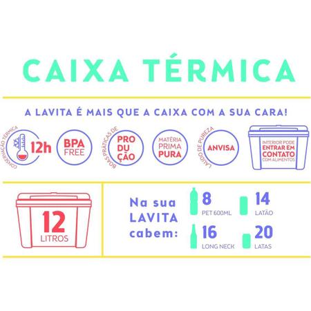 Imagem de Combo 3 Caixas Térmicas 12L , 22L , 34 Litros - Preto Summer
