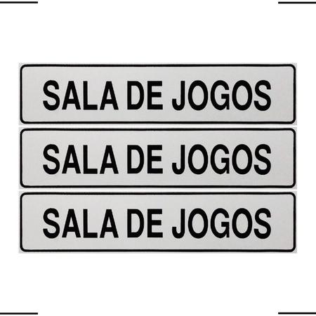 Placas Salão de Jogos