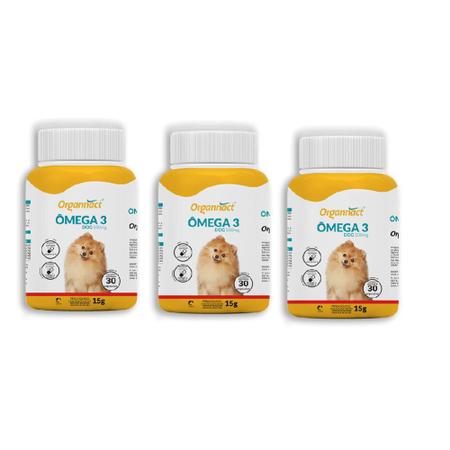 Imagem de Combo 3 unidades Omega 3 500 mg - 30 comprimidos