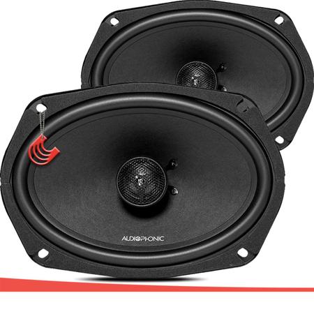 Imagem de Combo Alto-falantes 680w Kit 2 Vias 6x9" e Coaxial 6x9" Audiophonic Sensation KS 690 e Cs 690