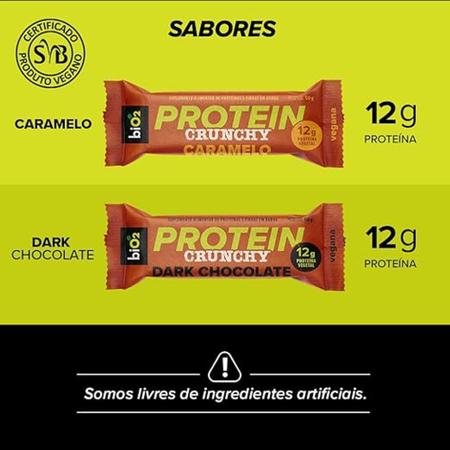 Imagem de Combo Barras de Proteínas - Protein Crunchy - Zero glúten e zero lactose (vegana) - Bio2