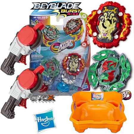 Kit 2 Beyblade Burst Valtryek Vs Spryzen + 4 Lançadores Ganhe Arena  Beystadium - Tornado Gyro - Pião de Batalha e Acessórios - Magazine Luiza