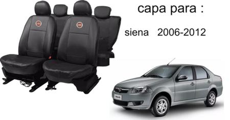 Imagem de Combo Capas Siena 2006 a 2012 + Volante + Chaveiro