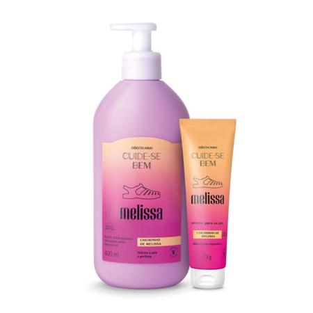 Imagem de .Combo Cuide-se Bem Melissa: Creme para os Pés 75g + Loção Corporal 400ml