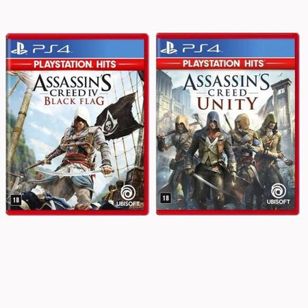 Combo de Jogos PS4 - Assassin's Creed iv Black Flag Terra Média: Sombra da  Guerra Far Cry 3 em Promoção na Americanas