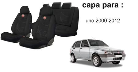 Imagem de Combo Deluxe Uno 2000-2012 + Volante + Chaveiro Fiat