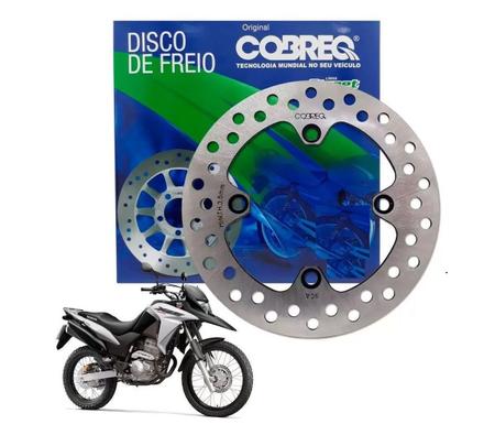 Imagem de Combo Disco + Pastilha Freio Cobreq Traseira Honda Xre 300 Sem Abs Ano 2009 Até 2017