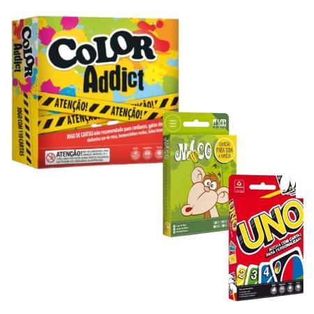 Jogo Color Addict Original Copag jogo em Família e Amigos - Deck de Cartas  - Magazine Luiza