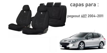 Imagem de Combo Personalizado Peugeot 407 04-11 +(Capa Volante) + Chaveiro