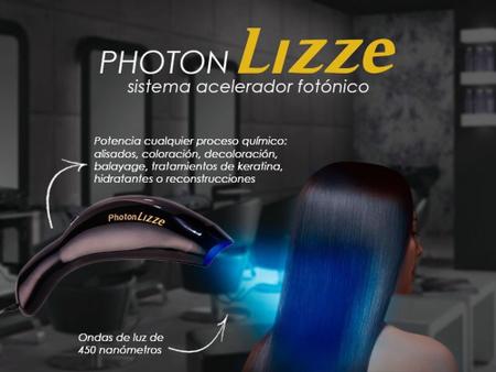 Imagem de Combo Photon Acelerador Lizze Led Azul + Prancha Chapinha Extreme Lizze 250 220v
