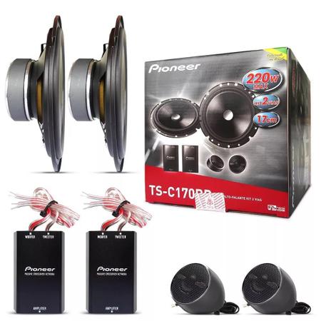 Kit Alto-falante Duas Vias 62V2A + Módulo de Potência TS400D 4-OHMS(4CN) -  Taramps - Auto Equip