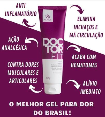 Kit doctor fit massageador+day flex colageno tipo ii regenerador akmos -  Colágeno - Magazine Luiza