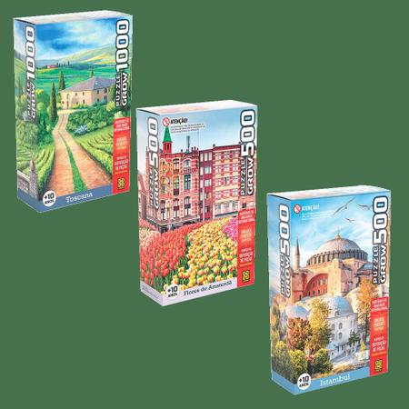 Grow quebra cabeça puzzle 1000 peças toscana - Quebra Cabeça - Magazine  Luiza