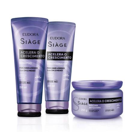 Imagem de Combo siàge acelera o crescimento: shamp + másc + cond
