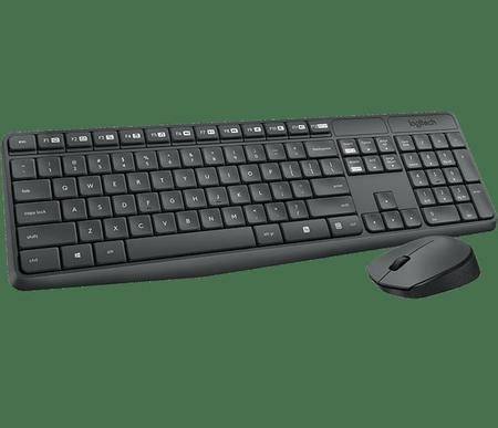 Kit Teclado E Mouse Sem Fio Logitech Mk235 Cinza - Kit Teclado e Mouse -  Magazine Luiza