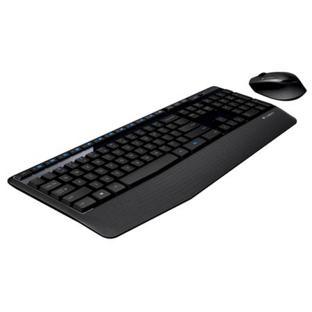 Imagem de Combo Teclado e Mouse Sem Fio Logitech MK345 Ergonômico Multimídia Pilhas Inclusas