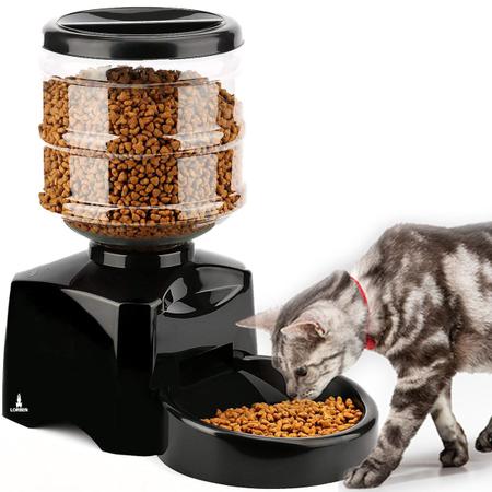 Imagem de Comedouro Eletrônico Automático Alimentador Digital Programável Pet Cães Gatos GT652 - Lorben