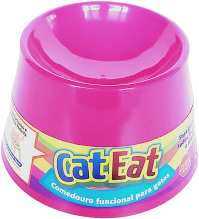 Imagem de Comedouro para Gato Cat Eat Pet Games Pink