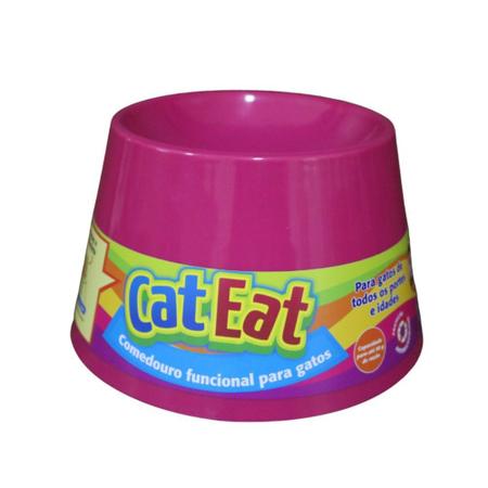 Imagem de Comedouro para Gato Cat Eat Pet Games Rosa